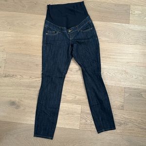 Thyme maternity skinny jeans new without tags blue denim